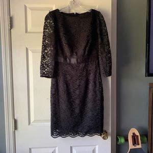 Limited black long sleeved lace dress size 2